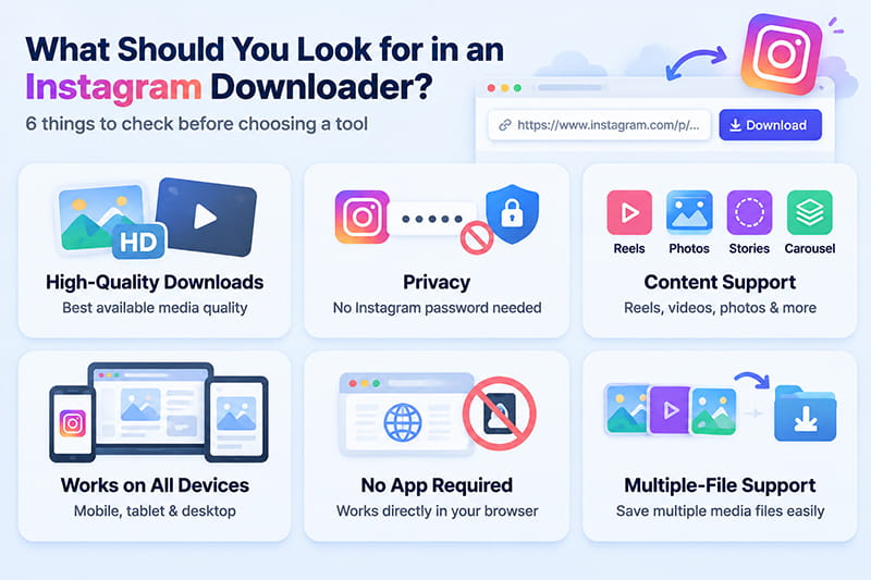 What Should You Look for in an Instagram Downloader?